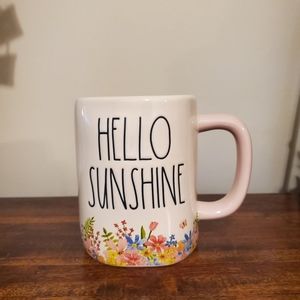 Rae dunn hello sunshine floral mug